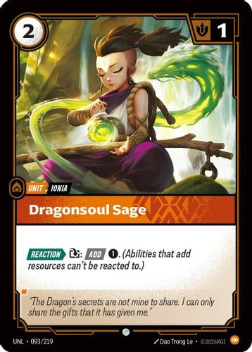 |RB03|[UNL-093/219](C) Dragonsoul Sage {Foil}