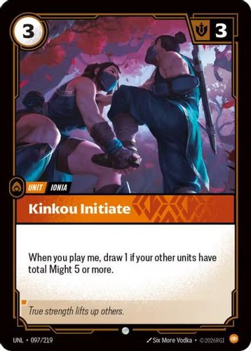 |RB03|[UNL-097/219](C) Kinkou Initiate {Foil}