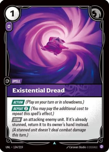 |RB03|[UNL-134/219](U) Existential Dread {Foil}