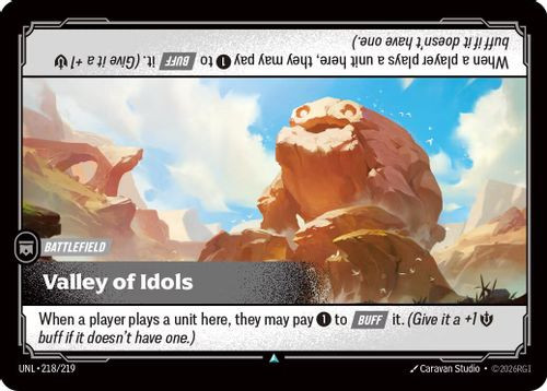 |RB03|[UNL-218/219](U) Valley of Idols {Foil}