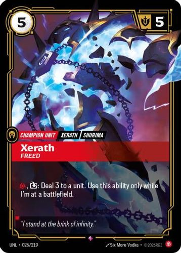 |RB03|[UNL-026/219](R) Xerath - Freed {Foil}