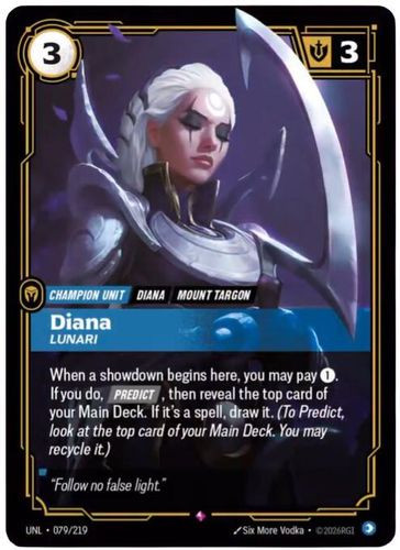 |RB03|[UNL-079/219](R) Diana - Lunari {Foil}
