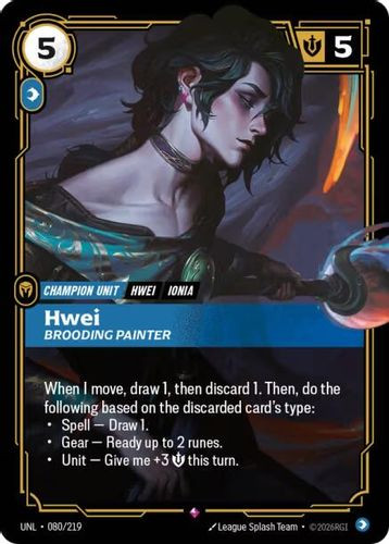 |RB03|[UNL-080/219](R) Hwei - Brooding Painter {Foil}