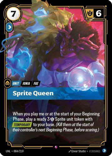 |RB03|[UNL-084/219](R) Sprite Queen {Foil}