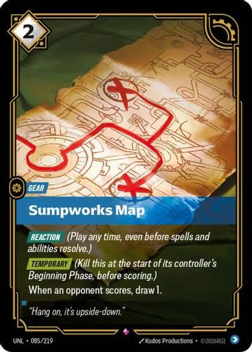 |RB03|[UNL-085/219](R) Sumpworks Map {Foil}