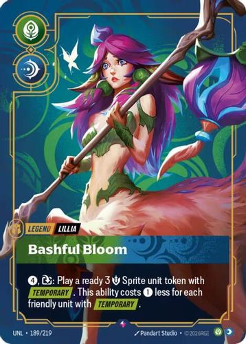 |RB03|[UNL-189/219](R) Lillia - Bashful Bloom {Foil}