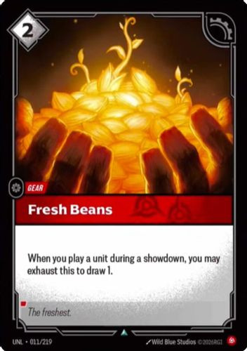 |RB03|[UNL-011/219](U) Fresh Beans