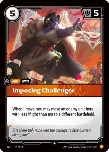 |RB03|[UNL-105/219](U) Imposing Challenger