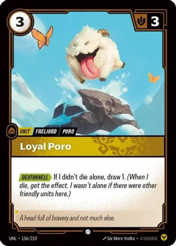 |RB03|[UNL-156/219](C) Loyal Poro