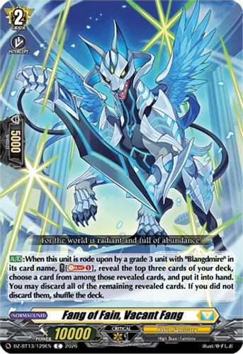 [DZ-BT13/129EN](C) Fang of Fain, Vacant Fang