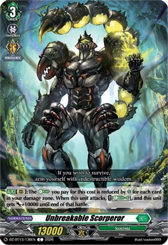 [DZ-BT13/136EN](C) Unbreakable Scorperor
