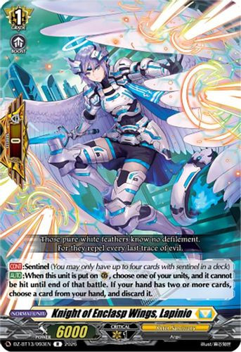 [DZ-BT13/093EN](R) Knight of Enclasp Wings, Lapinio