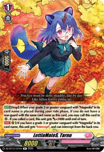 [DZ-BT13/101EN](R) LettiaMateS, Tarnu