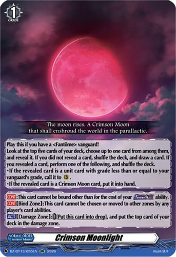 [DZ-BT13/055EN](RR) Crimson Moonlight