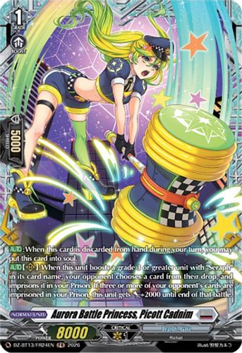 [DZ-BT13/FR24EN](FR) Aurora Battle Princess, Picott Cadnim (FR)