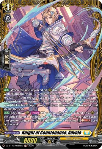 [DZ-BT13/FR31EN](FR) Knight of Countenance, Advole (FR)