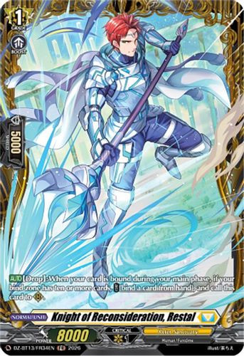 [DZ-BT13/FR34EN](FR) Knight of Reconsideration, Restal (FR)