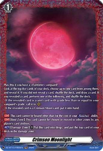 [DZ-BT13/FR55EN](FR) Crimson Moonlight (FR)