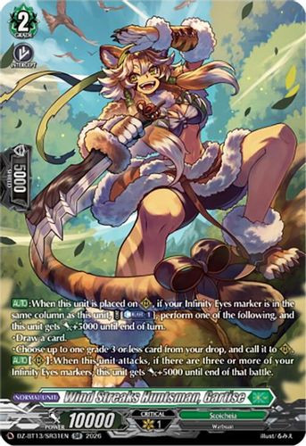 [DZ-BT13/SR31EN](SR) Wind Streaks Huntsman, Gartise (SR)