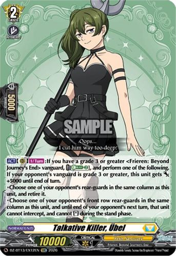 [DZ-BT13/EX12EN](EXC) Talkative Killer, Ubel