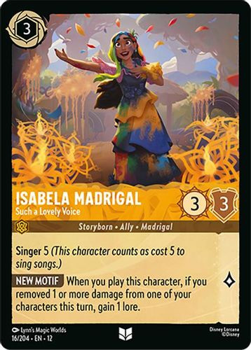 [LOR12-016/204](U) Isabela Madrigal - Such a Lovely Voice