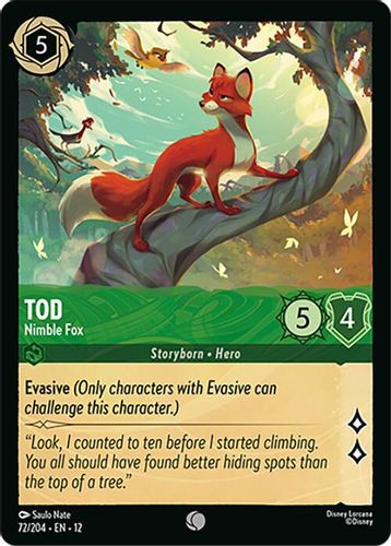 [LOR12-072/204](C) Tod - Nimble Fox