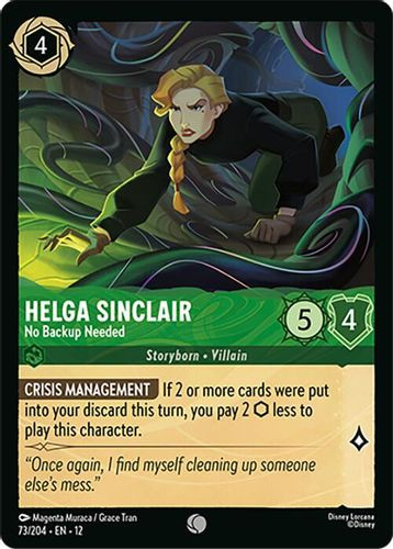 [LOR12-073/204](C) Helga Sinclair - No Backup Needed