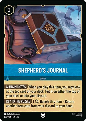 [LOR12-169/204](U) Shepherd's Journal