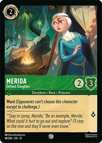 [LOR12-069/204](C) Merida - Defiant Daughter (Foil)