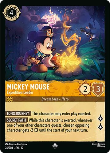 [LOR12-026/204](SR) Mickey Mouse - Expedition Leader