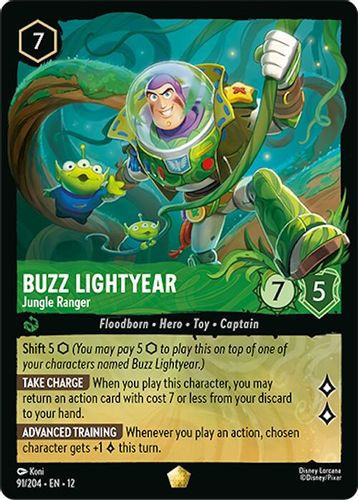 [LOR12-091/204](L) Buzz Lightyear - Jungle Ranger