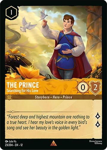 [LOR12-023/204](R) The Prince - Searching for His Love (Foil)