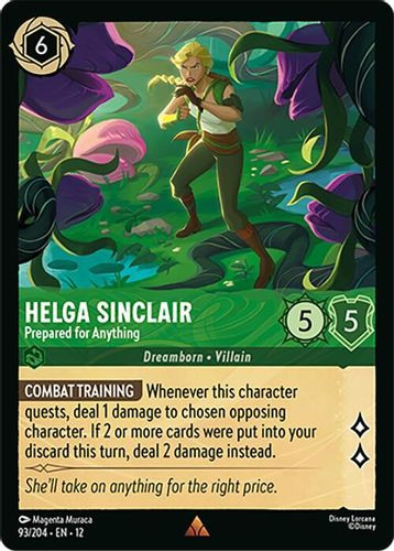 [LOR12-093/204](R) Helga Sinclair - Prepared for Anything (Foil)