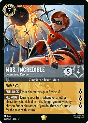 [LOR12-195/204](L) Mrs. Incredible - Determined Rescuer (Foil)