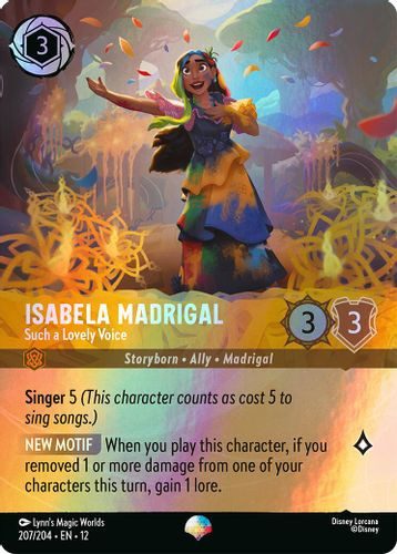 [LOR12-207/204](EP) Isabela Madrigal - Such a Lovely Voice (Foil)