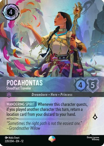 [LOR12-220/204](EP) Pocahontas - Steadfast Traveler (Foil)