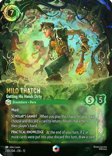 [LOR12-230/204](E) Milo Thatch - Getting His Hands Dirty (Foil)