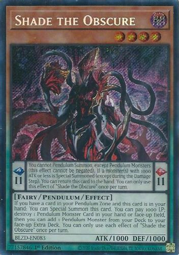 [BLZD-EN083] Shade the Obscure (Secret Rare)<1st>