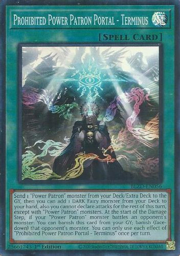 [BLZD-EN056] Prohibited Power Patron Portal - Terminus (Super Rare)<1st>