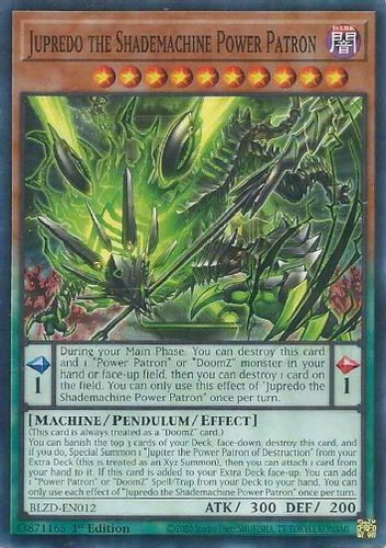 [BLZD-EN012] Jupredo the Shademachine Power Patron (Common)<1st>
