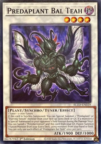 [BLZD-EN039] Predaplant Bal Teah (Common)<1st>