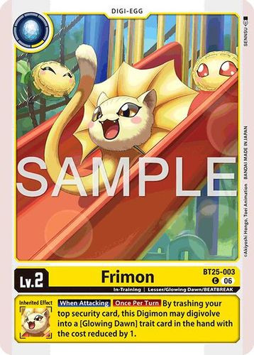 [BT25-003](C) Frimon