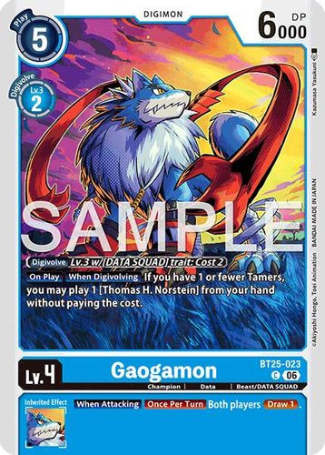 [BT25-023](C) Gaogamon