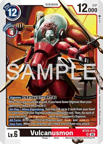 [BT25-075](SR) Vulcanusmon (Foil)