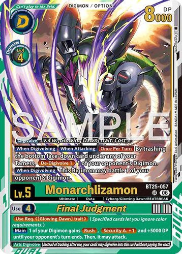 [BT25-057](UR) Monarchlizamon // Final Judgement (Foil)
