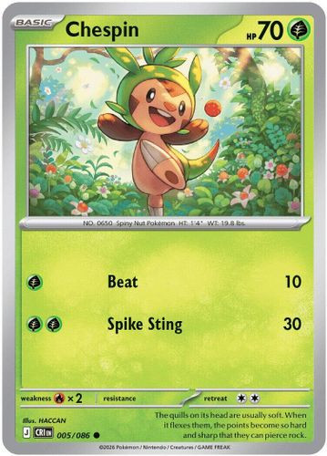 |ME04|[CRI-005/086](C) Chespin