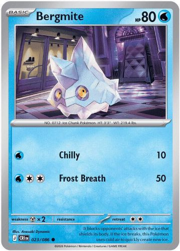 |ME04|[CRI-023/086](C) Bergmite {Reverse Holo}