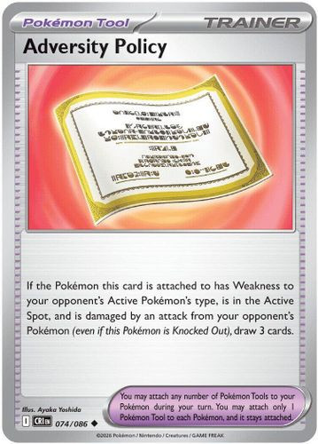 |ME04|[CRI-074/086](UC) Adversity Policy {Reverse Holo}