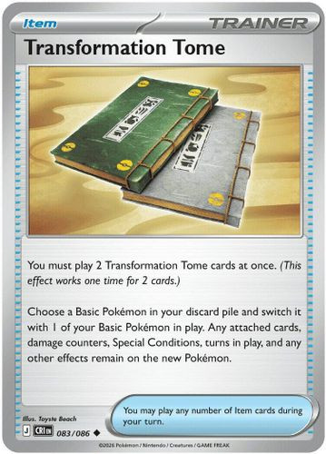 |ME04|[CRI-083/086](UC) Transformation Tome {Reverse Holo}