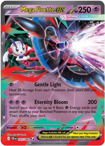 |ME04|[CRI-035/086](RR) Mega Floette ex {Holo}